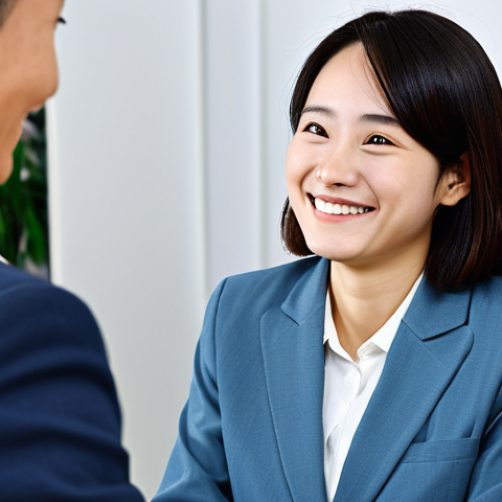 Skilled Rehabilitation Counselor**

"A confident female *shogai-sha* (person with a disability) rehabilitation counselor, fully clothed in a modest business suit, smiling warmly while listening attentively to a client in a modern office setting, *safe for work*, *appropriate content*, *fully clothed*, *professional*, perfect anatomy, correct proportions, natural pose, well-formed hands, proper finger count, natural body proportions, high quality."

**