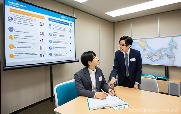 장애인재활상담사 과목별 학습법 - **Prompt:** "A compassionate and professional Japanese disability rehabilitation counselor, a woman ...